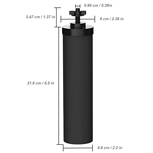 Huining Black Water Filtration System with Fluoride Filters for Purification - Gravity Water Filter for Survival - Image 2