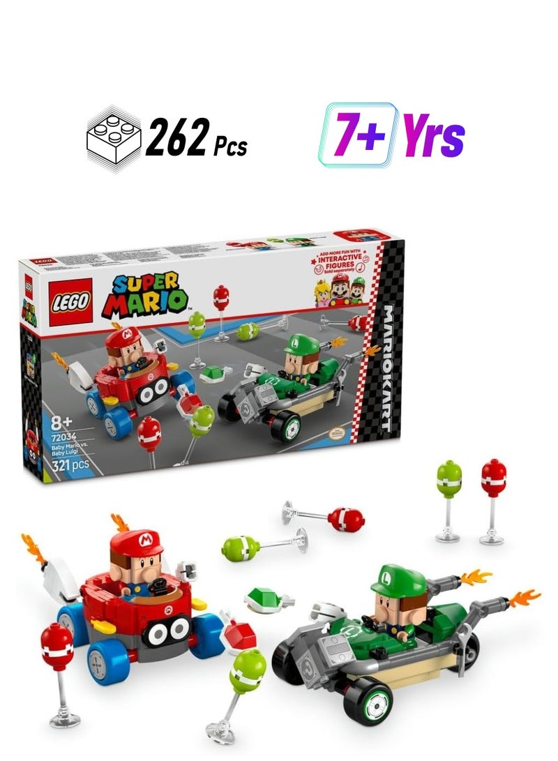 LEGO LEGO Super Mario Kart – Baby Mario VS Baby Luigi 72034  - Image 1
