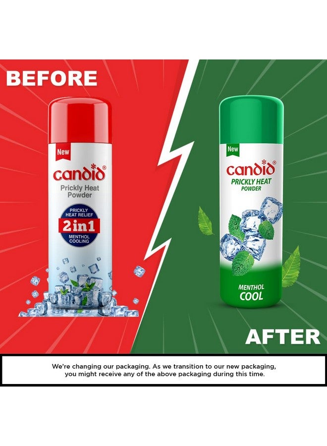 Candid بودرة كانديد للحرارة الشائكة | تخفيف من الطفح الجلدي والحرارة الشائكة | نيم ونعناع للتبريد | تخفيف مهدئ من الحكة والحرقة | امتصاص العرق | يتحكم في نمو البكتيريا | 120 جرام - Image 3