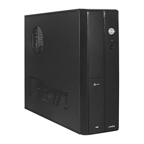 Artis Joy 3.0 Slim Computer Cabinet Support Micro ATX/Mini ATX Motherboard,1 x 8 cm Fan with VIP 250 Watt Power Supply - Image 1