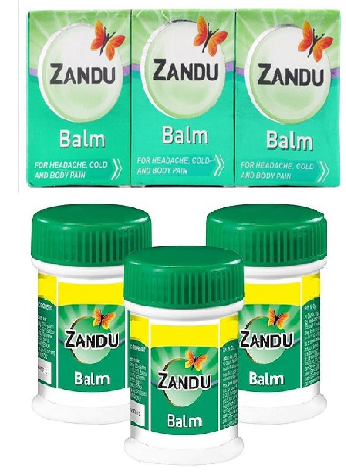 Zandu Branded Zandu Balm Pack Of 3 of 25 ml each For Headache Cold and Body Pain - Image 1
