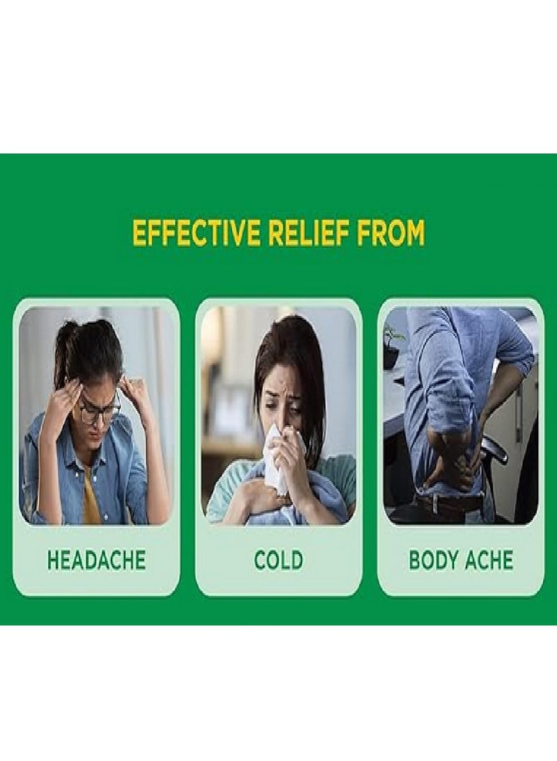 Zandu Branded Zandu Balm Pack Of 3 of 25 ml each For Headache Cold and Body Pain - Image 4