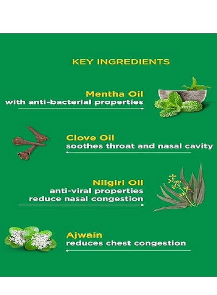 Zandu Branded Zandu Balm Pack Of 3 of 25 ml each For Headache Cold and Body Pain - Image 5