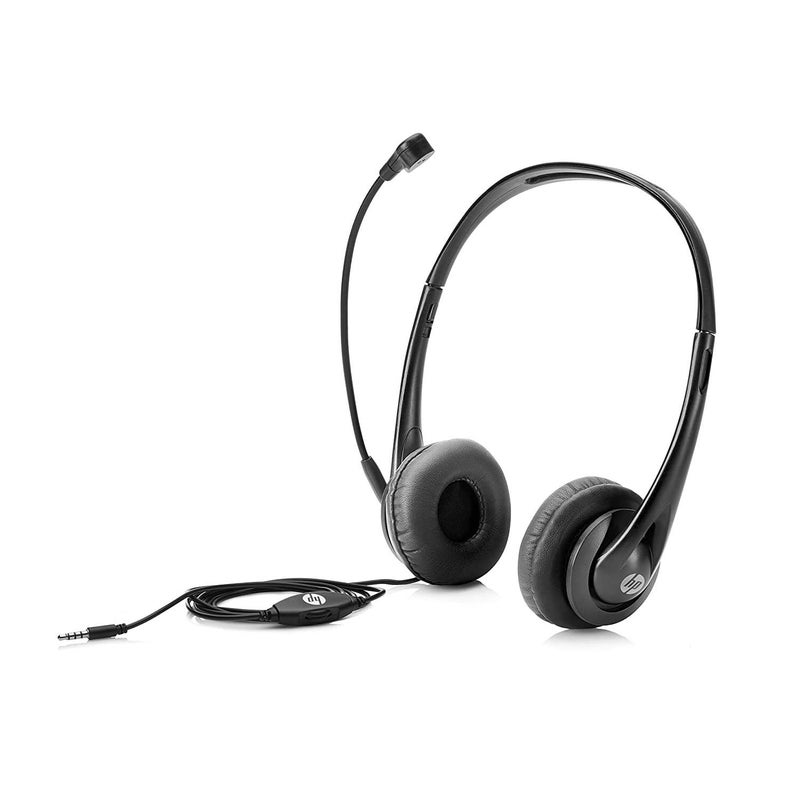 HP Wired Mic Headset w/Microphone for PC (3.5mm Stereo Connector) - Image 1