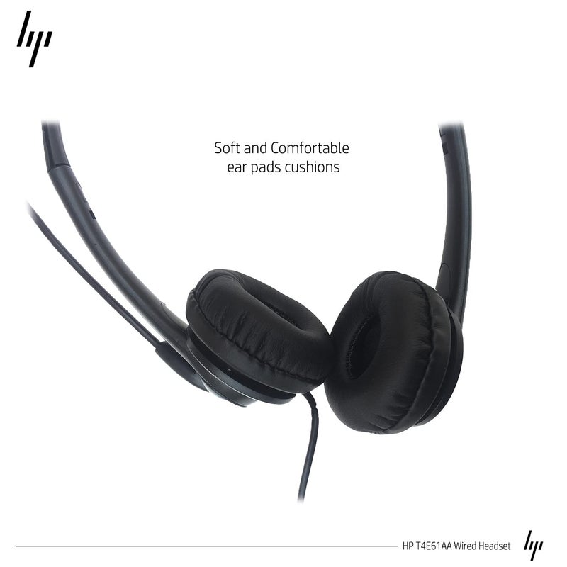 HP Wired Mic Headset w/Microphone for PC (3.5mm Stereo Connector) - Image 4