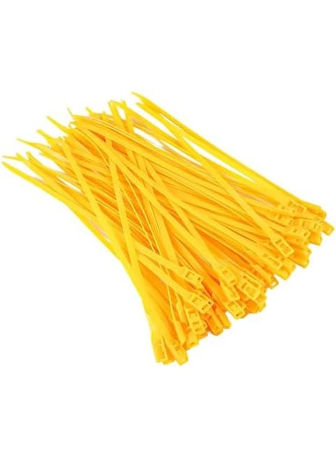 أشرطة كابلات نايلون ثقيلة ذاتية القفل 350 مم 100 قطعة خضراء عالية الشد 200 رطل مقاومة للأشعة فوق البنفسجية مقاومة للعوامل الجوية - Image 3