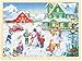 MoinKidz Christmas Puzzles for Kids Ages 35 100 Piece Puzzle for 3 4 5 6 7 8 Year Old Winter Snowy Farm Wooden Jigsaw Puzzles for Kids Ages 48 with Storage Tray - Image 2