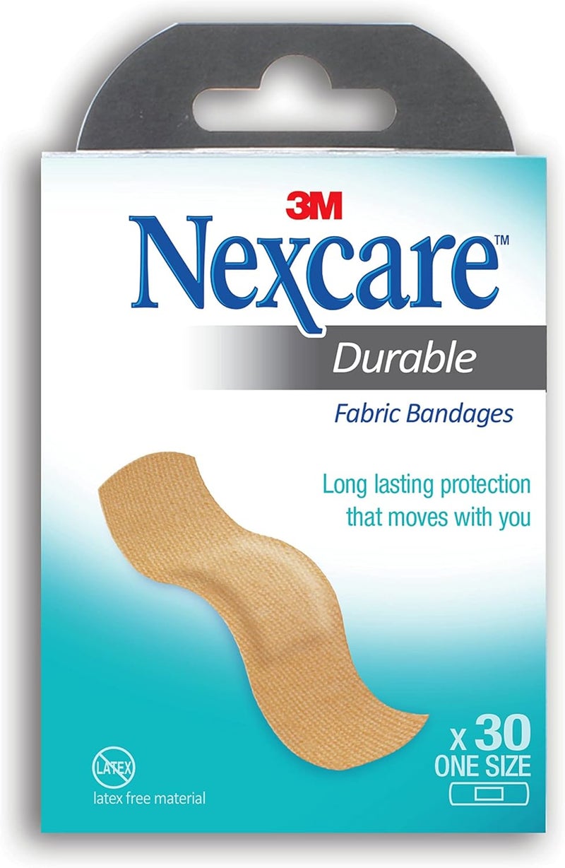 Nexcare لصقات نيكسيكير القماشية الثقيلة - 30 قطعة - Image 1