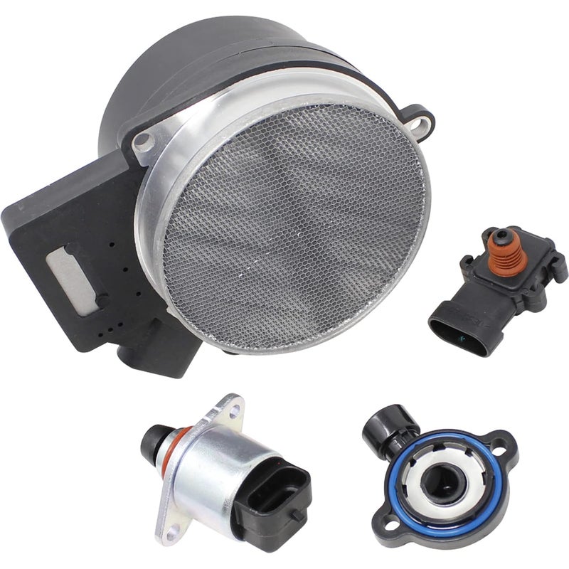 AIP Electronics Engine Tune Up Kit with Throttle Position Sensor, Idle Air Control Valve, Mass Air Flow & MAP Sensor for 99-03 Chevy GM LS1 LS6 - Image 1
