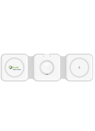 WC-100 3-in-1 Magnetic 15W Fast Wireless Charger, Charges multiple devices with Compact foldable design and Over-current protection - pzsku/Z39F4DC509A535990386EZ/45/1746406354/34d19868-cf6f-418b-aecd-01e7162168fb