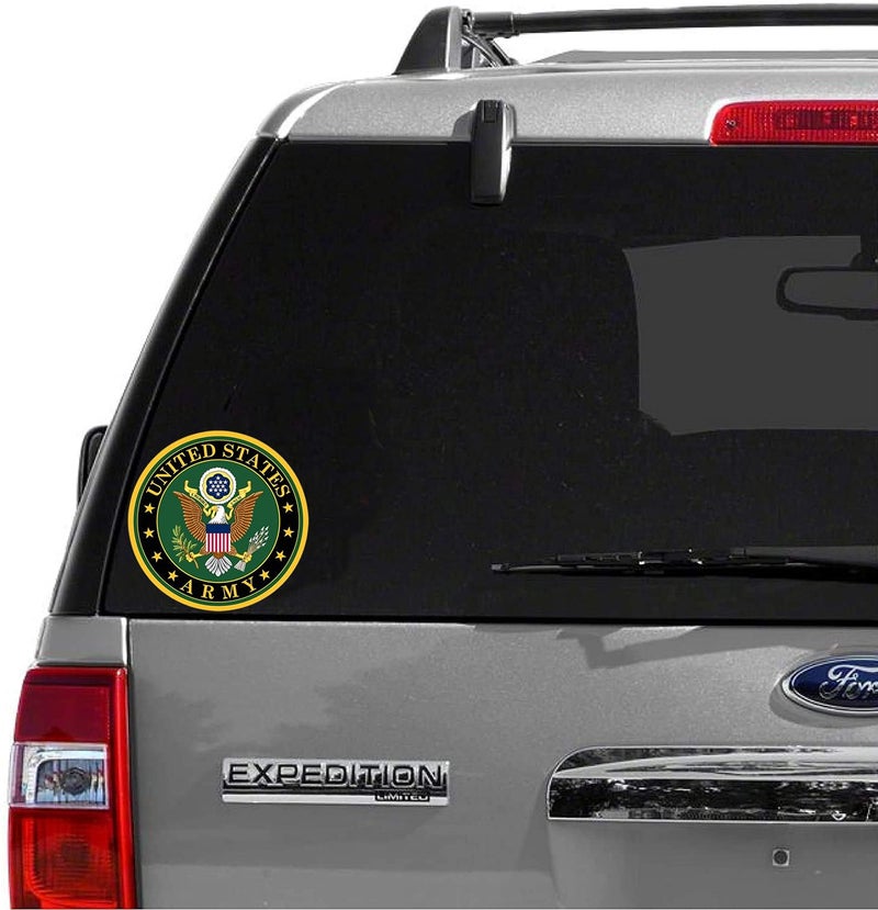 eDesign 2-Pack United States Army Vinyl Sticker Decal - 4 Inches - Us Army Military Stickers and Decals for Car Truck Van Window Bumper Laptop Tablet Cup Tumbler Water Bottle and Any Smooth Surface - Image 3