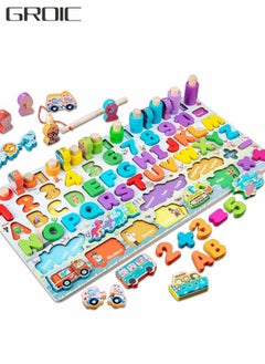 GROIC Children's educational toys, enlightenment early education puzzles, magnetic shape sorting and counting games  - Image 1