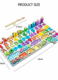 GROIC Children's educational toys, enlightenment early education puzzles, magnetic shape sorting and counting games  - Image 5