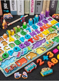 GROIC Children's educational toys, enlightenment early education puzzles, magnetic shape sorting and counting games  - Image 4