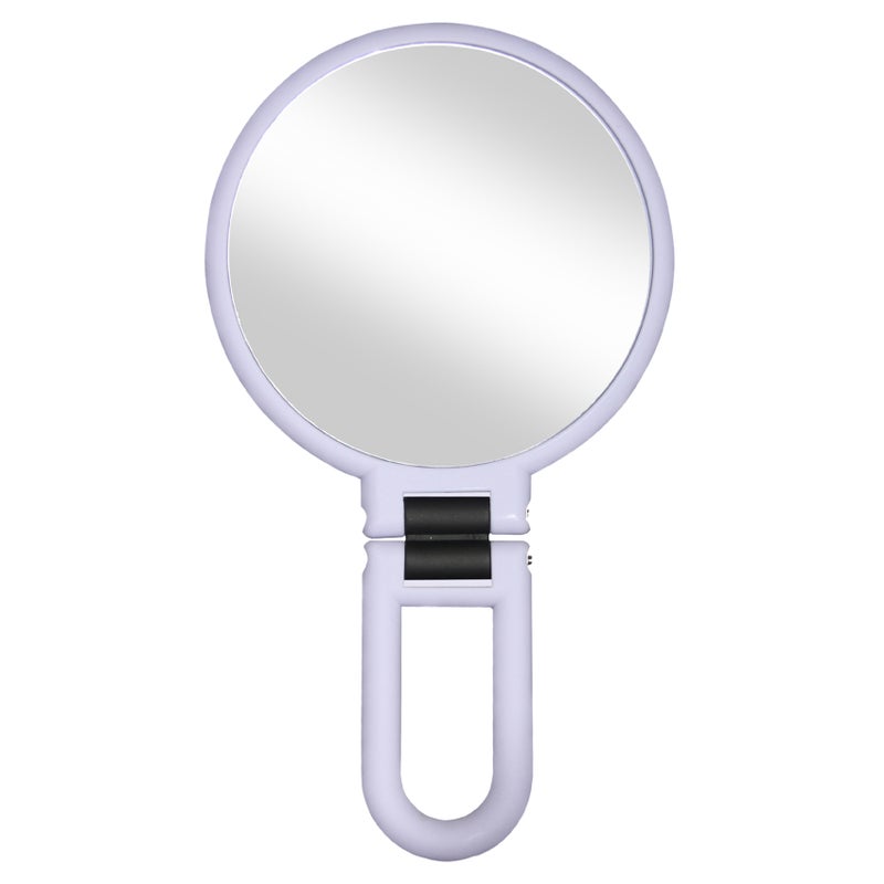 Handheld Mirror: 15X Magnification Dual-Sided - Grippy ABS Compact Lightweight Makeup Mirror for Travel, Vanity, Home Use by Women, Girls, Mothers - Image 1