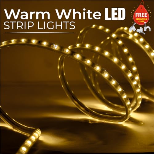 Errol led Strip Lights for Home Decoration | Waterproof led Rope Lights | Energy Saving Strip Light for Room | Home Decor Lights for Diwali, Christmas, Outdoor (Warmwhite, 5 Meter) - Image 2