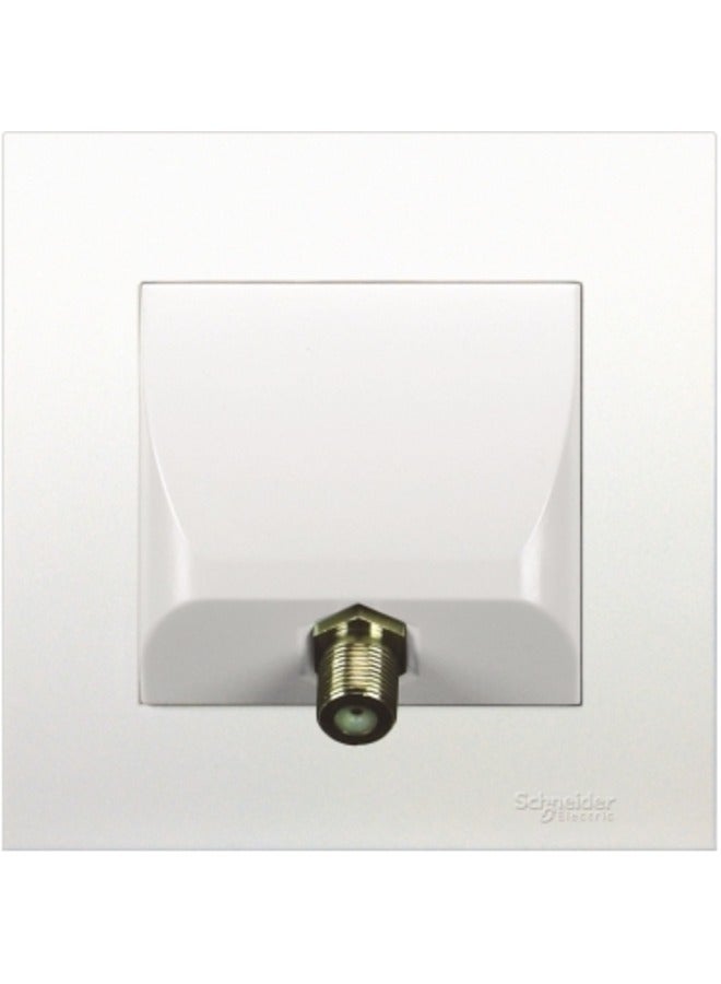 Schneider KB31 TVF 1 Gang Cable TVF Connector