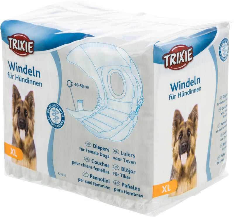 Trixie Diapers (Nappies) for Dogs, 12 Pieces, XL, Pcs - Image 3