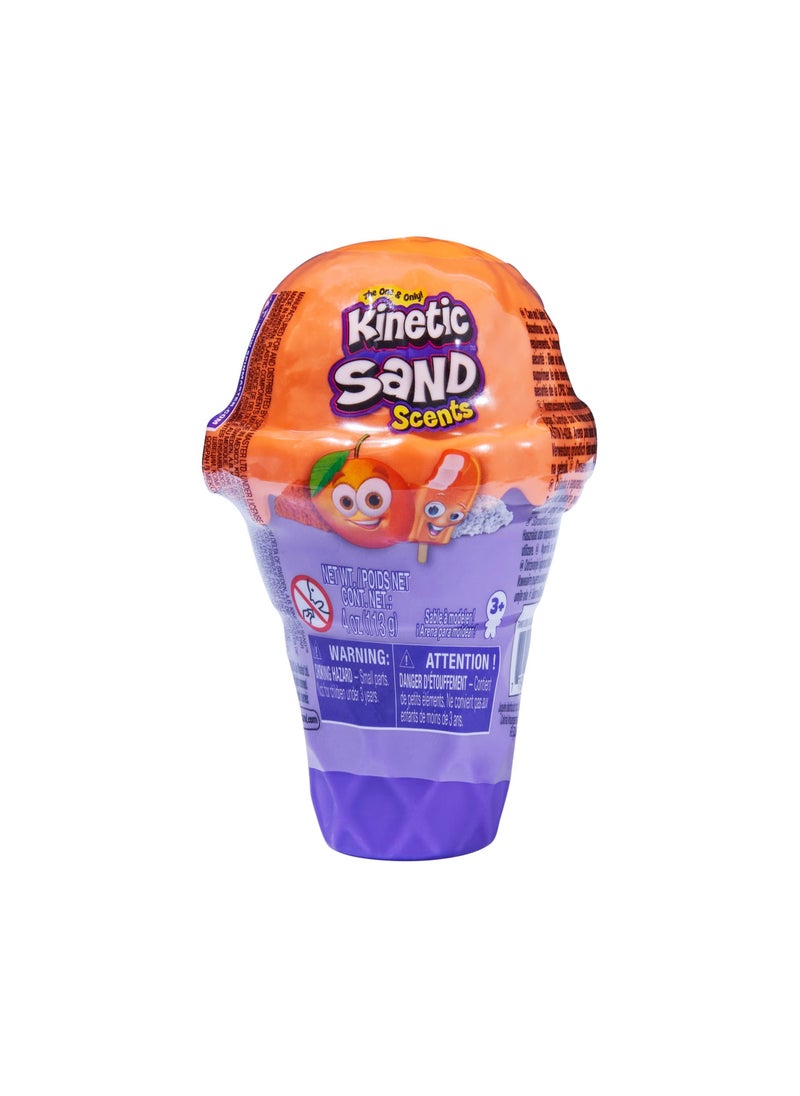 Kinetic Sand Kinetic Sand Scents, 4oz Orange Cream Ice Cream Cone Container  - Image 1