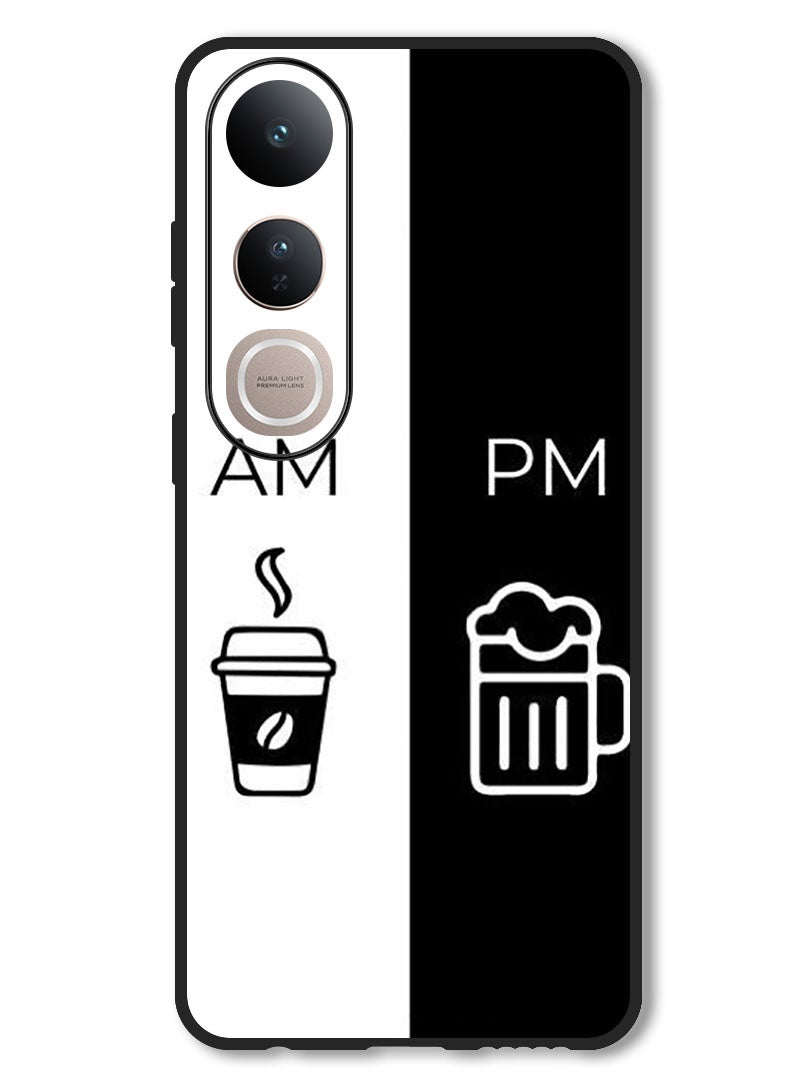 Theodor Case Compatible with Vivo V50 Lite Protection Shockproof Bumper Cover AM - PM - Image 1