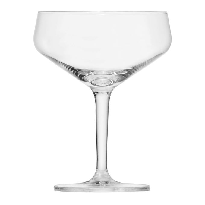 BASIC BAR DESIGNED BY WORLD RENOWNED MIXOLOGIST CHARLES SCHUMANN TRITAN CRYSTAL GLASS COCKTAIL CUP 88OUNCE SET OF 6