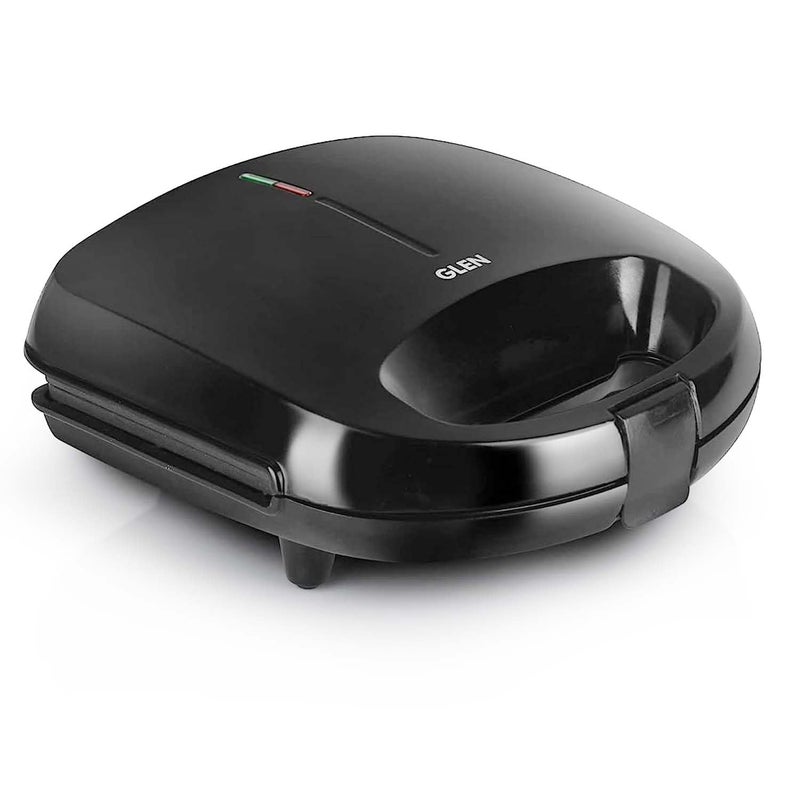 GLEN Electric Sandwich Maker Grill and Toast with Non Stick Coating Plates, 750W Black (3024BGRILL) 2 Years Warranty - Image 2
