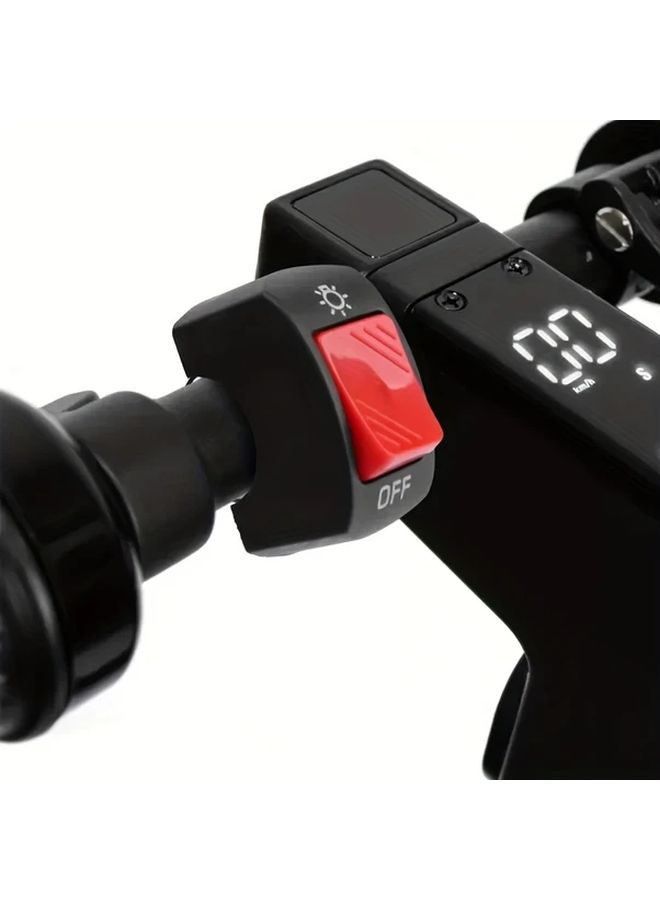 Red Motorcycle Handlebar Switch Control Button for Headlight and Signal Lamp - Image 4