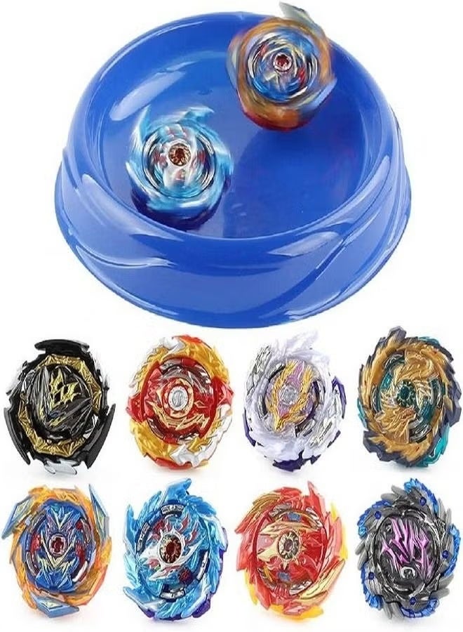 بي بليد مجموعة ألعاب بي بليد بيرست جيرو، تتضمن 8 بلابل دوارة، و3 منصات إطلاق، وحلبة قتال واحدة، مع صندوق تخزين محمول. - Image 3