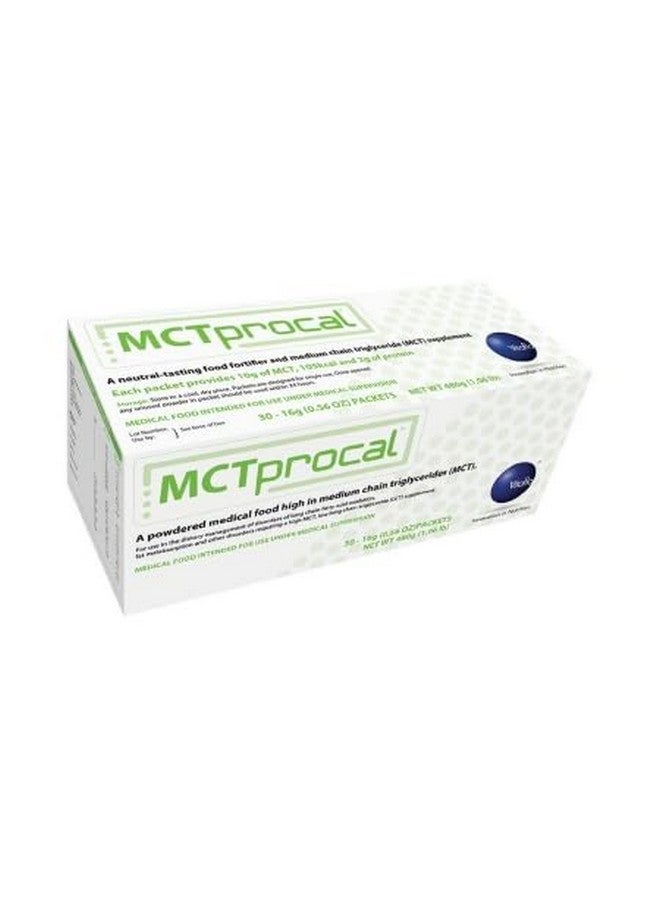Oral Supplement MCTprocal Unflavored Powder 16 Gram Individual Packet - Image 1
