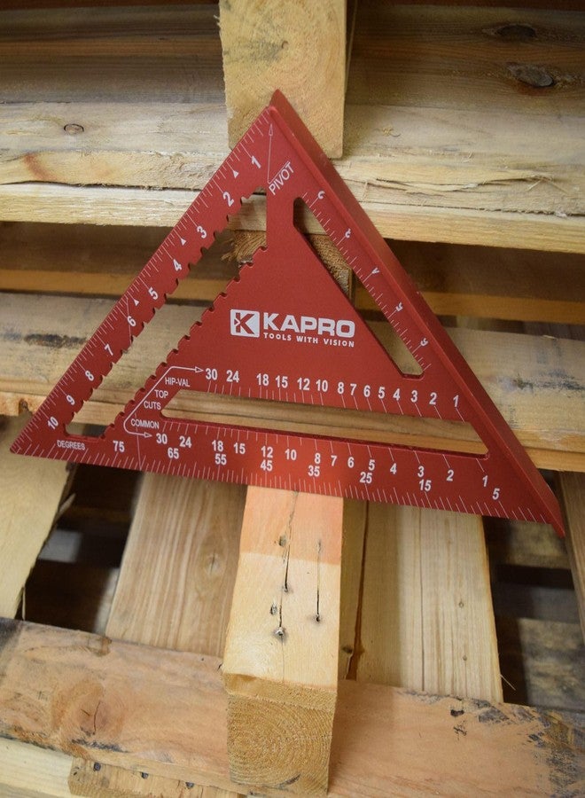 كابرو Kapro - مربع رافدة مؤكسد عالي الدقة 446 - مقاوم للتآكل والتلف - يتميز بطاولة تحويل ومنقلة - خفيف الوزن وصغير الحجم - 7 بوصات - Image 5