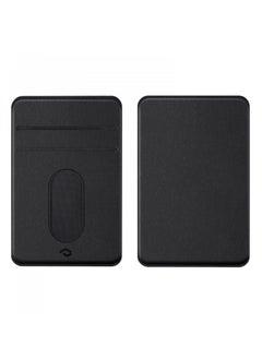 PITAKA MagEZ Card Sleeve 3.0 With MagSafe / Magnetic Stripe Card Protection / Holds Your Essential Cards / Ultra-slim / Minimalist Design - Black  - Image 3