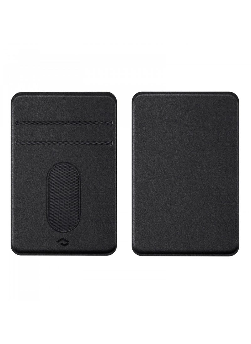 PITAKA MagEZ Card Sleeve 3.0 With MagSafe / Magnetic Stripe Card Protection / Holds Your Essential Cards / Ultra-slim / Minimalist Design - Black  - Image 3
