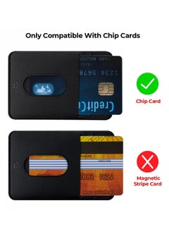PITAKA MagEZ Card Sleeve 3.0 With MagSafe / Magnetic Stripe Card Protection / Holds Your Essential Cards / Ultra-slim / Minimalist Design - Black  - Image 5