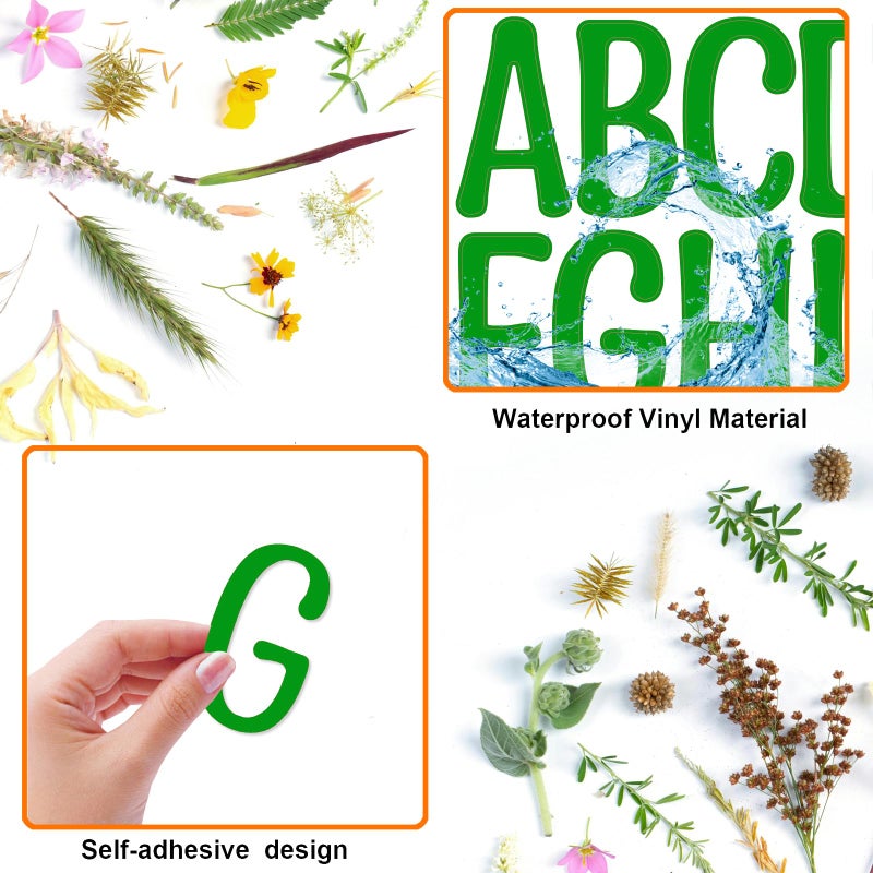 Bemeol 30 Sheets Large Letter Stickers 4 Inch Alphabet Letter Stickers Self Adhesive Sticker Letters for Bulletin Boards Classroom Home Decor(Multicolor) - Image 4