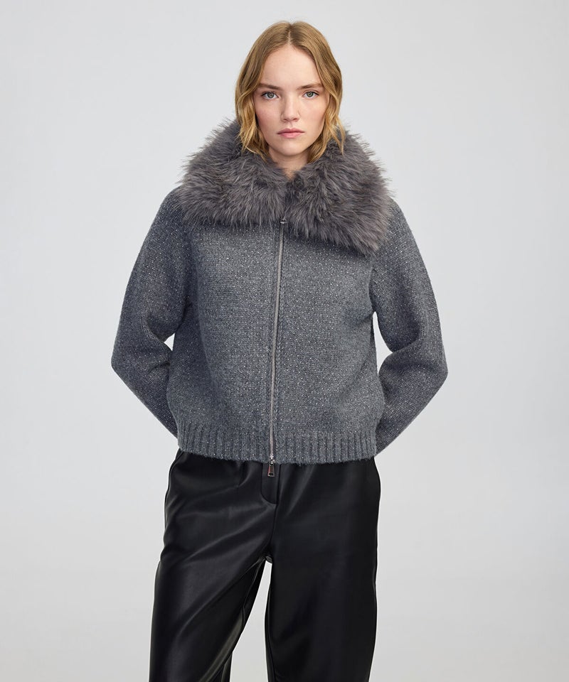 Ipekyol Removable Faux Fur Collar Jacket - Image 2