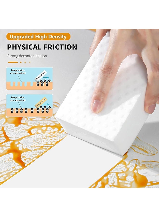 6 عبوات إسفنجة ممحاة سحرية بكثافة مزدوجة، إسفنجة تنظيف منزلية متعددة الاستخدامات للمطبخ والأثاث، إسفنجات تنظيف ميلامين سميكة ومقاومة للاستخدام الطويل للحمام، الأرضيات، والجدران - Image 2
