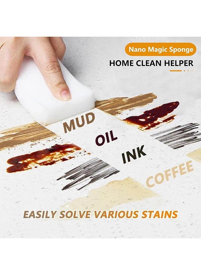 6 عبوات إسفنجة ممحاة سحرية بكثافة مزدوجة، إسفنجة تنظيف منزلية متعددة الاستخدامات للمطبخ والأثاث، إسفنجات تنظيف ميلامين سميكة ومقاومة للاستخدام الطويل للحمام، الأرضيات، والجدران - Image 4