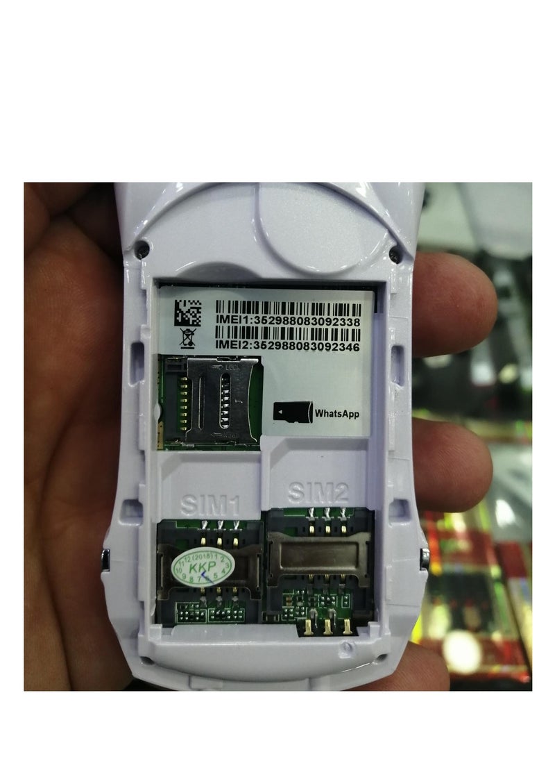 Compact Car Phone with 1.8 inch Dual SIM Bluetooth Dialer and Earphone  a Petite Cellular Device. Suitable for regular use.