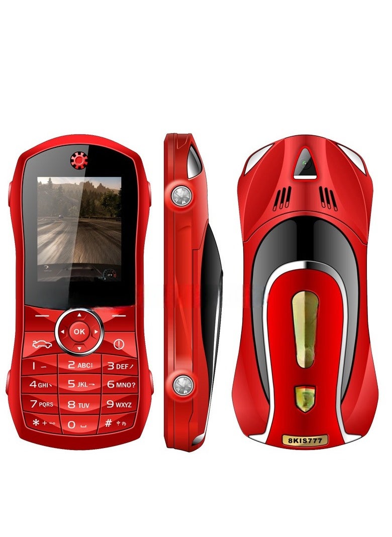 Compact Car Phone with 1.8 inch Dual SIM Bluetooth Dialer and Earphone  a Petite Cellular Device. Suitable for regular use.