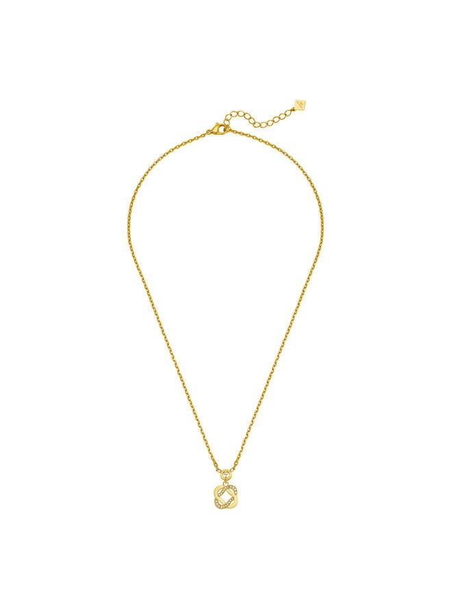 CERRUTI 1881 Laura Gold Plated Stainless Steel Pendant Necklace for Women - Image 1