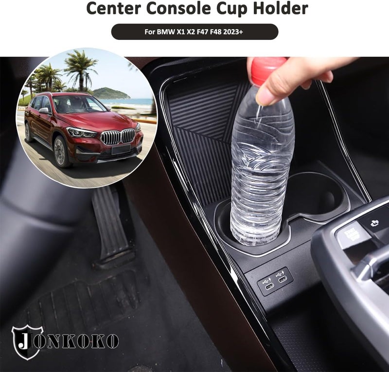 JONKOKO حامل أكواب مركز التحكم من JONKOKO لسيارة BMW X1 F48 - Image 4