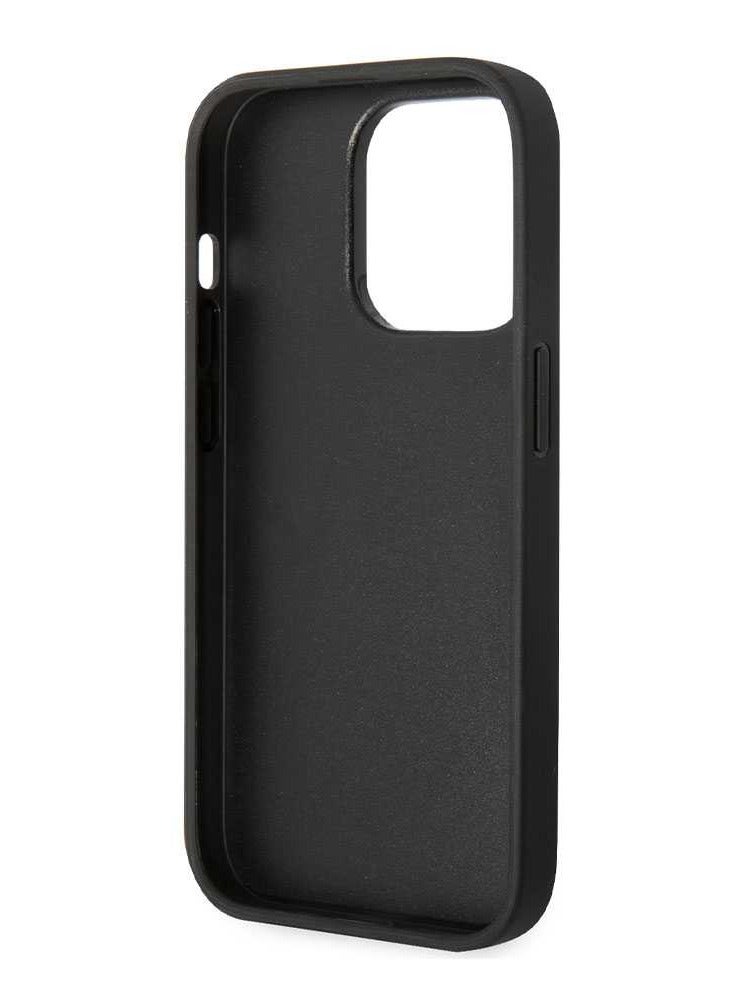 U.S.Polo PU Card Slot DH Hard Case for iPhone 14 Pro (6.1") - Blue - Image 4