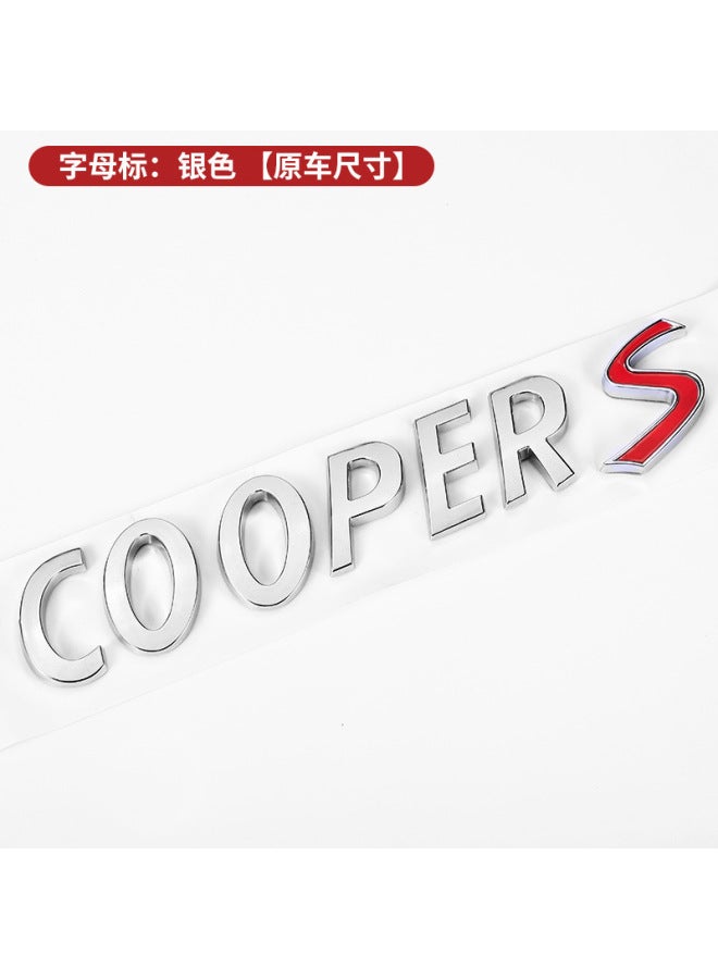 For Bmw Mini Mini R55r56r60r61 Engine Cover Logo Dumb Black Car Tail Logo All4 Modified Labeling