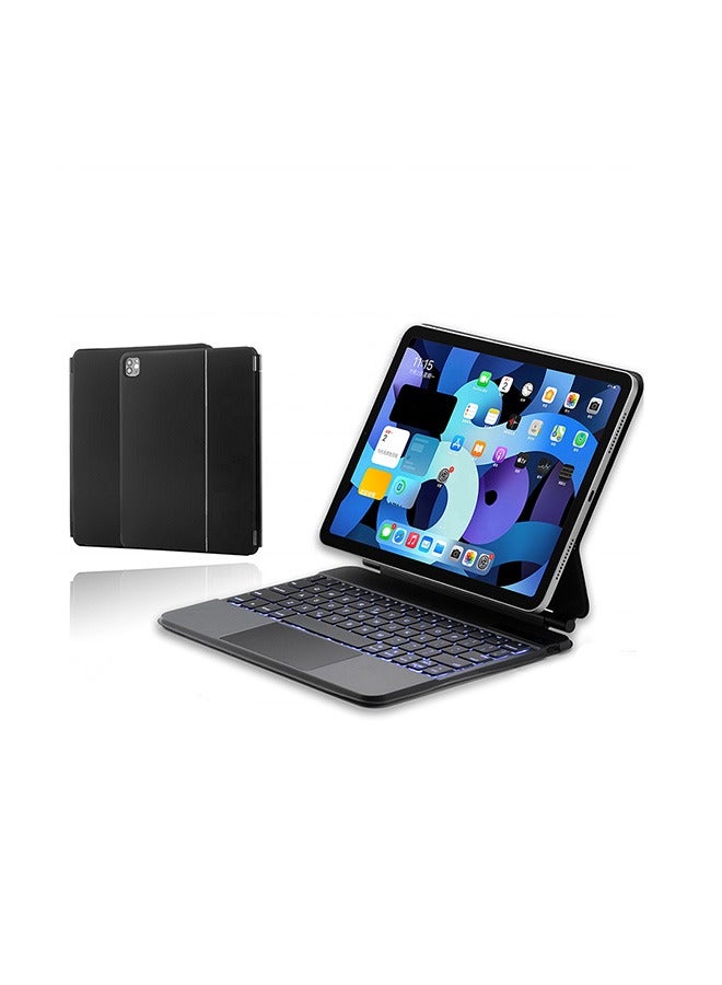 Iwin I win Wireless Magic Keyboard for iPad Arabic + English-Black-iPad Pro 12.9 inch - Image 5