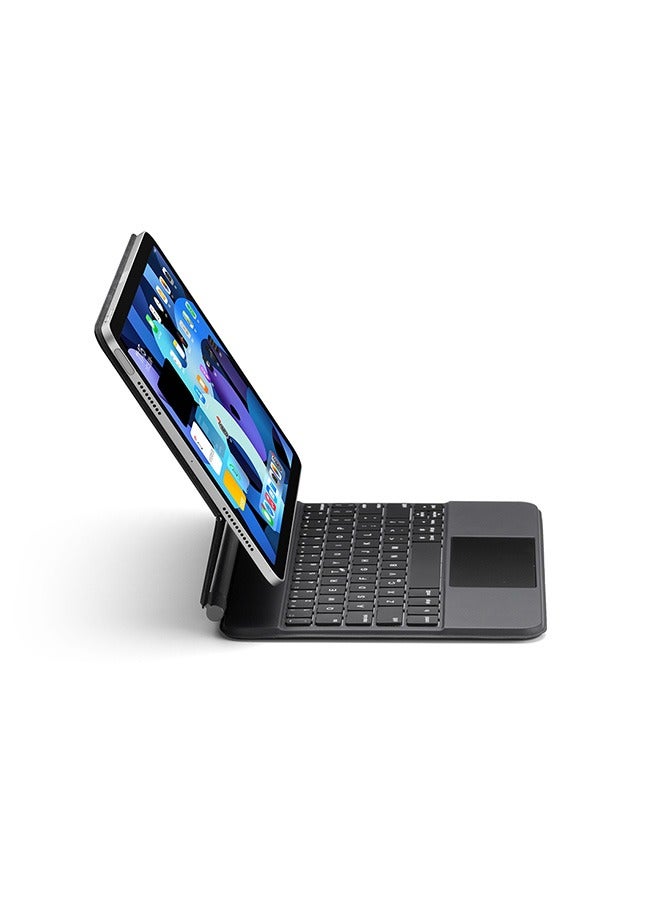 Iwin I win Wireless Magic Keyboard for iPad Arabic + English-Black-iPad Pro 12.9 inch - Image 4