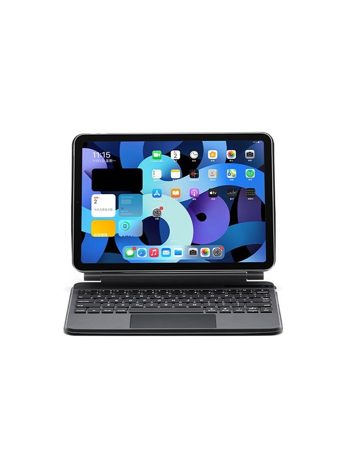 Iwin I win Wireless Magic Keyboard for iPad Arabic + English-Black-iPad Pro 12.9 inch - Image 2