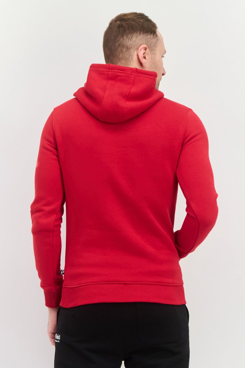 Penfield Men Hooded Brand Logo Long Sleeves Hoodies, Red - Image 4