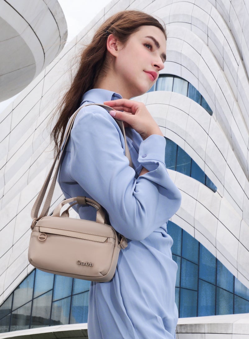 Chantria CB00771 Mini Handbag Shoulder Women's Crossbody Fashion Trendy for Travel Dailyuse Bag - Khaki - Image 2