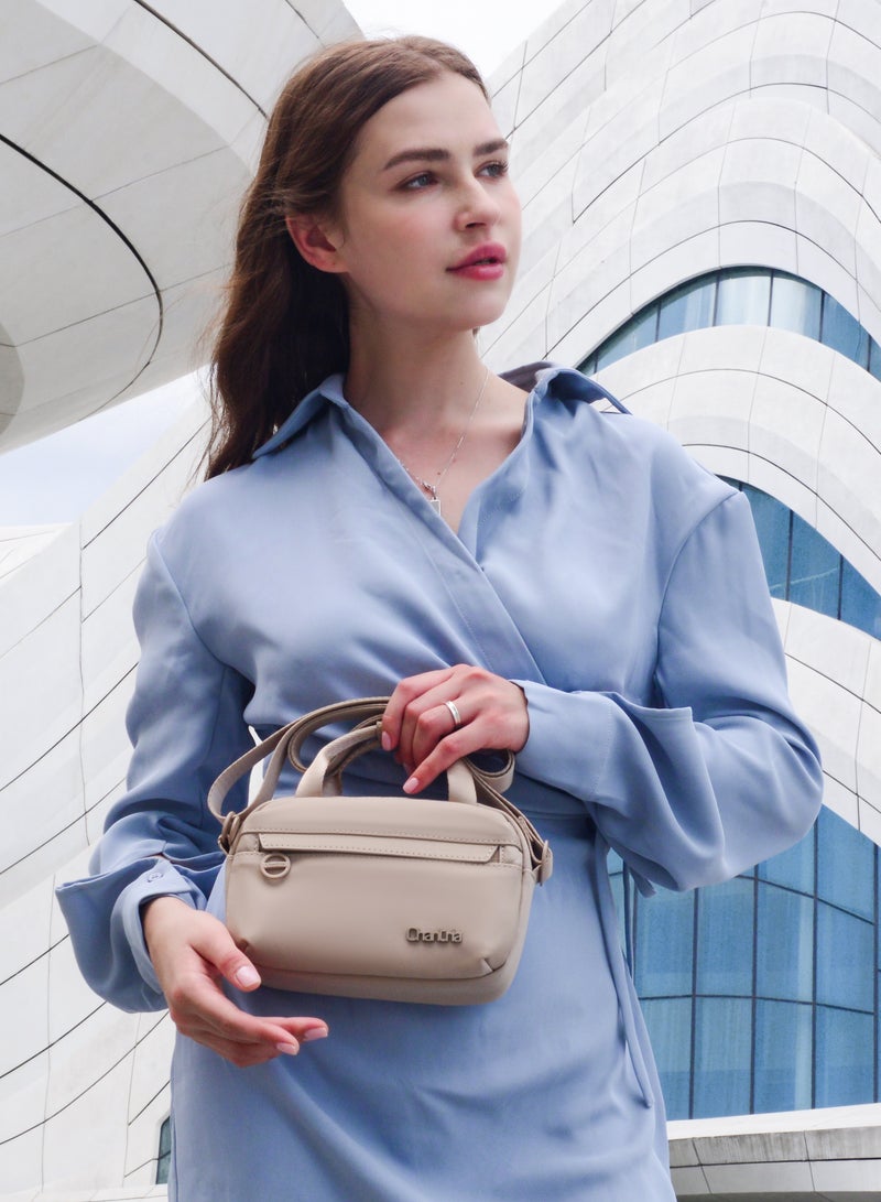 Chantria CB00771 Mini Handbag Shoulder Women's Crossbody Fashion Trendy for Travel Dailyuse Bag - Khaki - Image 3