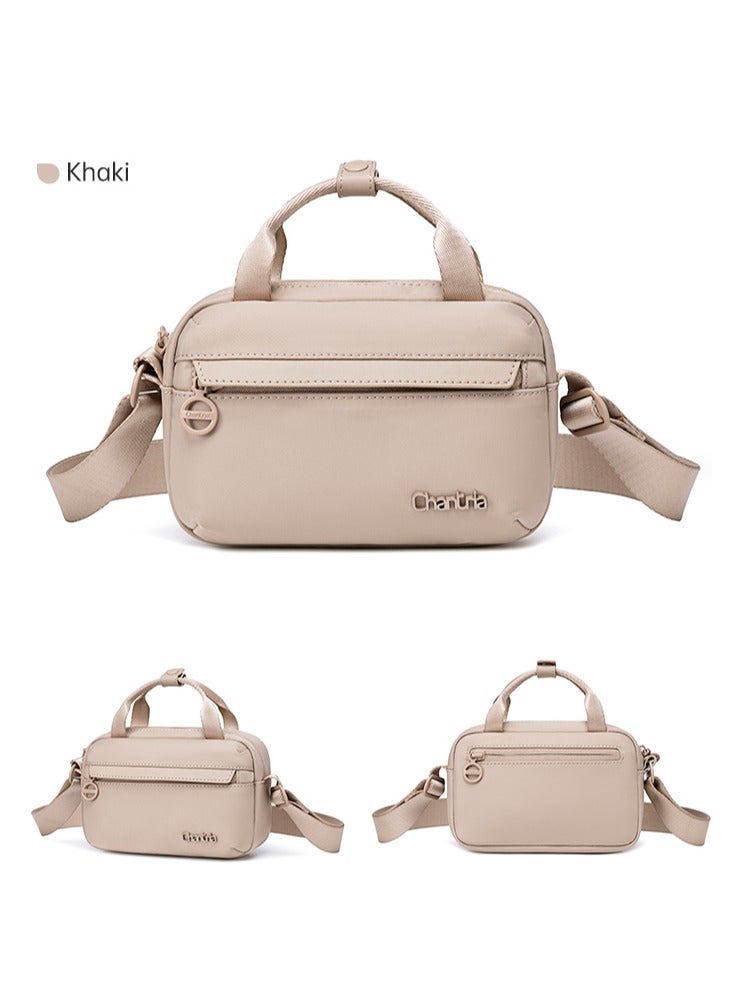 Chantria CB00771 Mini Handbag Shoulder Women's Crossbody Fashion Trendy for Travel Dailyuse Bag - Khaki - Image 4